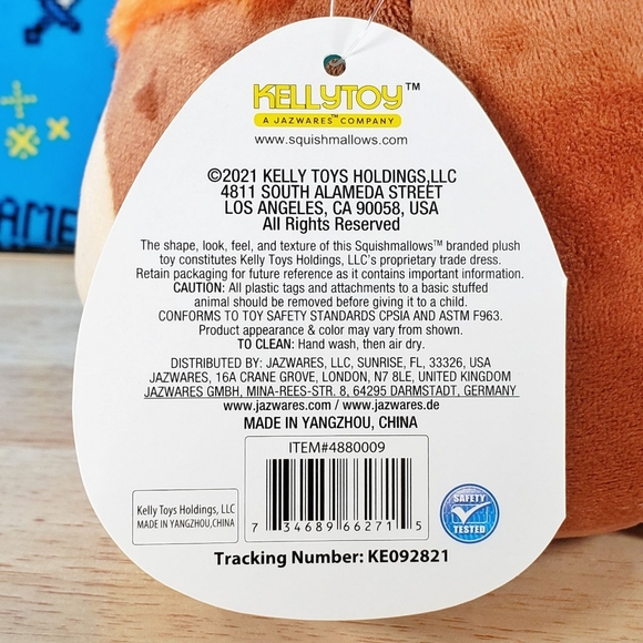 Squishmallow Robb the Orange Orangutan 7.5" UltraSoft Stuffed Plush Toy NWT - Picture 12 of 12
